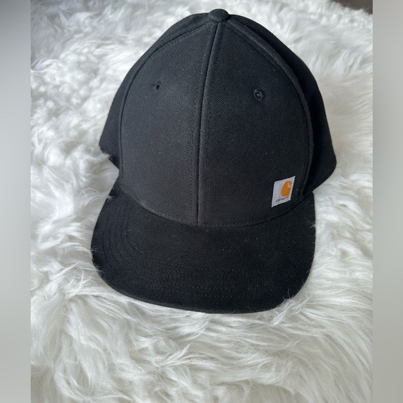 Carhartt men’s flat rimmed black hat - Picture 8 of 9